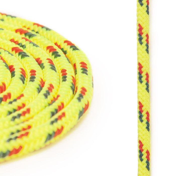 4mm Cord - Yellow w/Red & Green