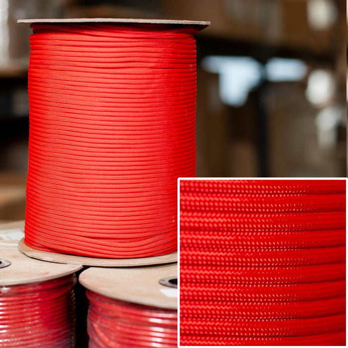 550 Paracord in Red -  1000' Spool