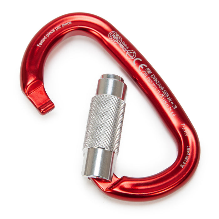 Kong Oval Carabiner - Red