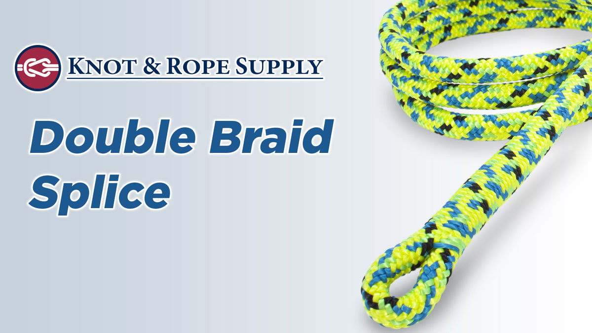 Braided Rope Short Splice Double Braid Splice — Knot & Rope Supply