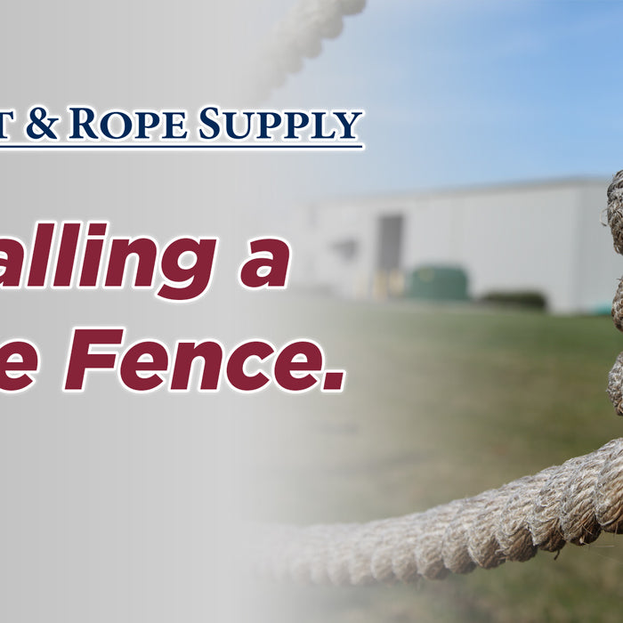 How to Install a Rope Fence
