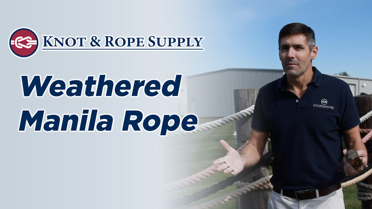 Weathered Manila vs. New — Knot & Rope Supply