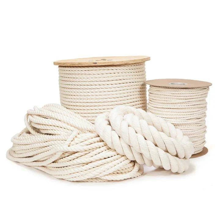 3 Strand Rope Knot 3-Strand Cotton Rope — Knot & Rope Supply