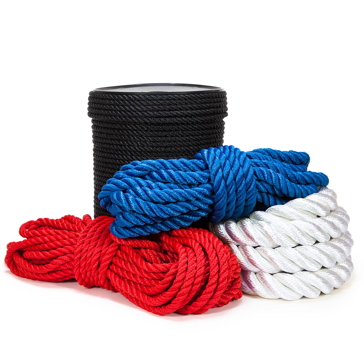 Casewin 1 Pack Soft Nylon Rope, Multipurpose Durable Long Rope Craft Rope,  65.6 Feet/20M Soft Twisted Nylon Knot Tying Rope Cord, Utility Braided Rope