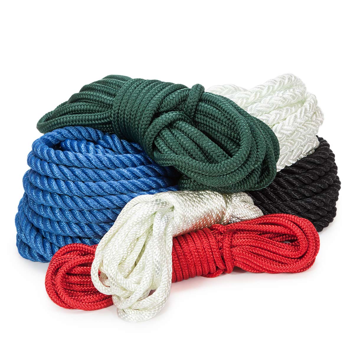 Lehigh 1/4-in x 50-ft Braided Nylon Rope in the Packaged Rope department at