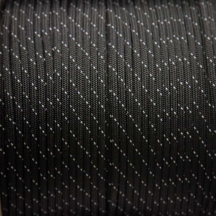 5mm Reflective Cord - Black