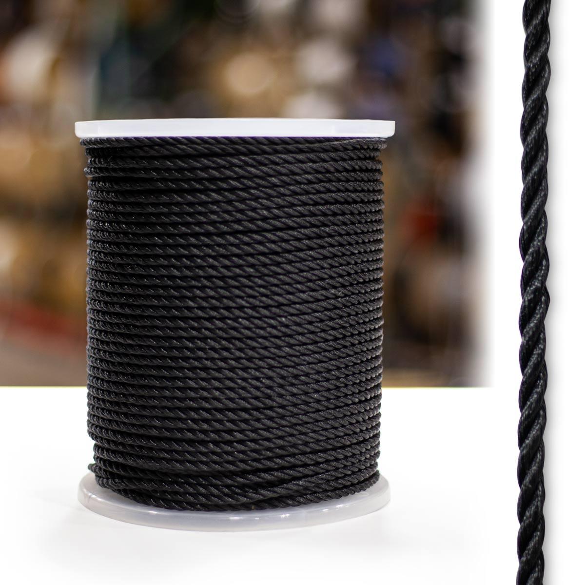 3-Strand Polypropylene - Black — Knot & Rope Supply