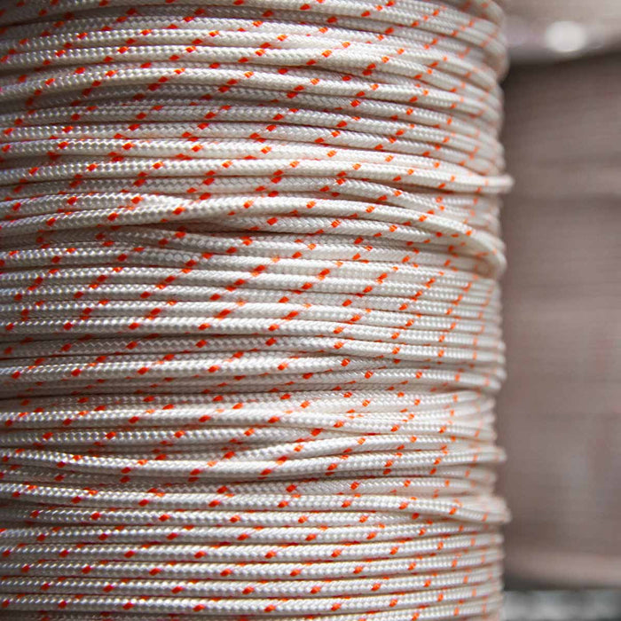 5/32" Starter Cord-White/Orange