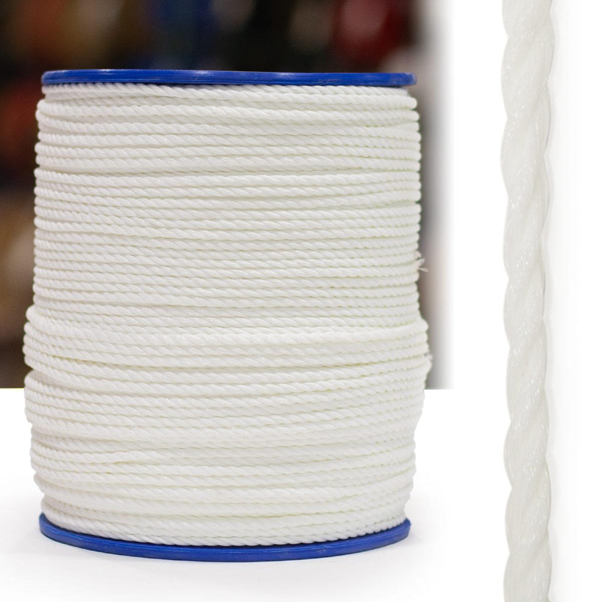 Propylene String 3-Strand Polypropylene - White — Knot & Rope Supply