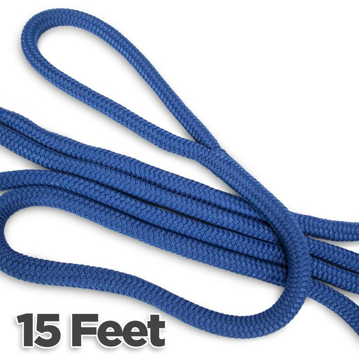 3/8" Double Braid Dock Line - Premade