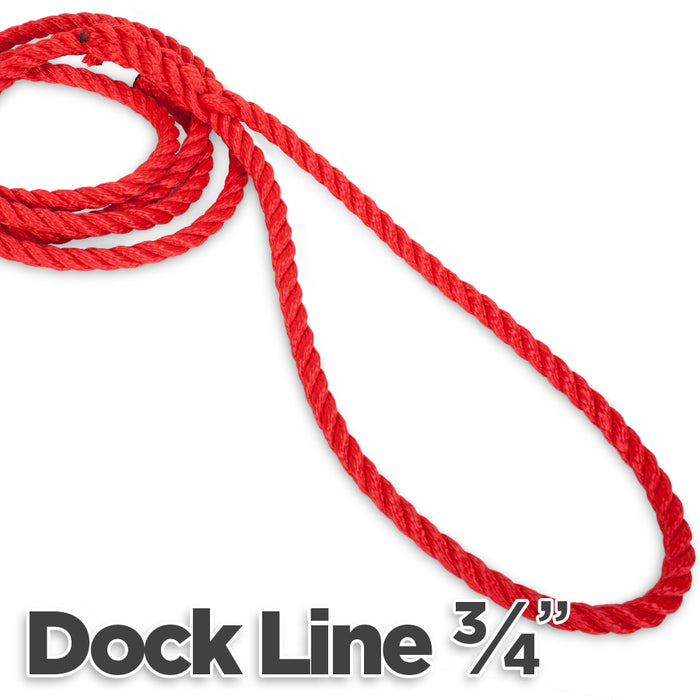 3/4" 3-Strand Dock Line