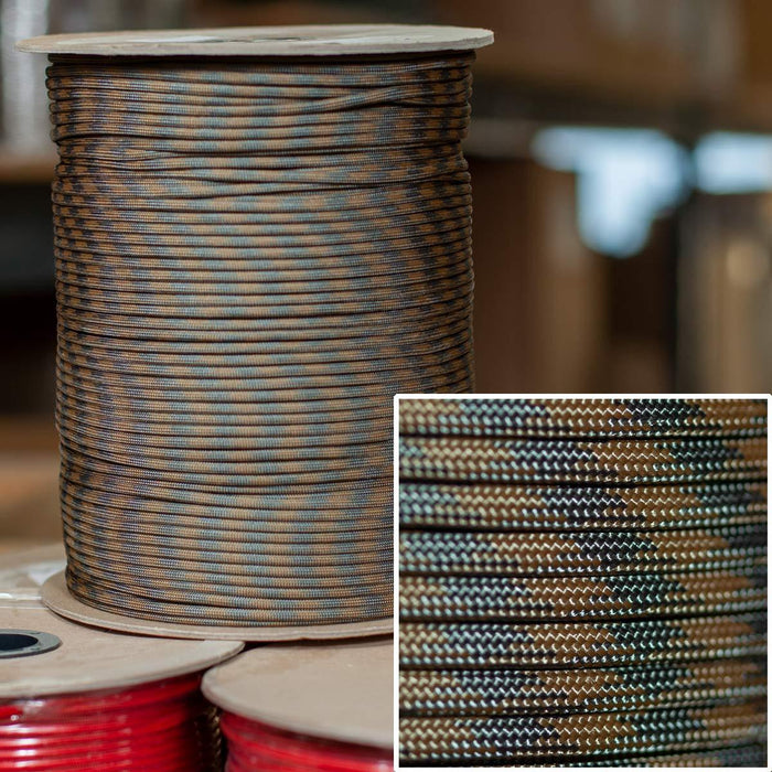 550 Paracord in Desert Foliage -  1000' Spool