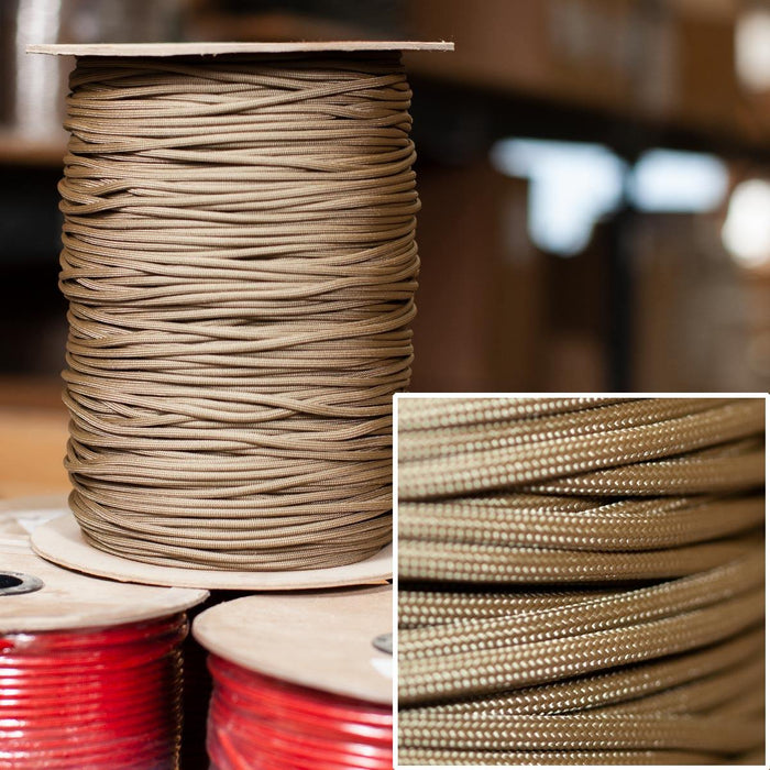 550 Paracord in Tan #499 -  1000' Spool