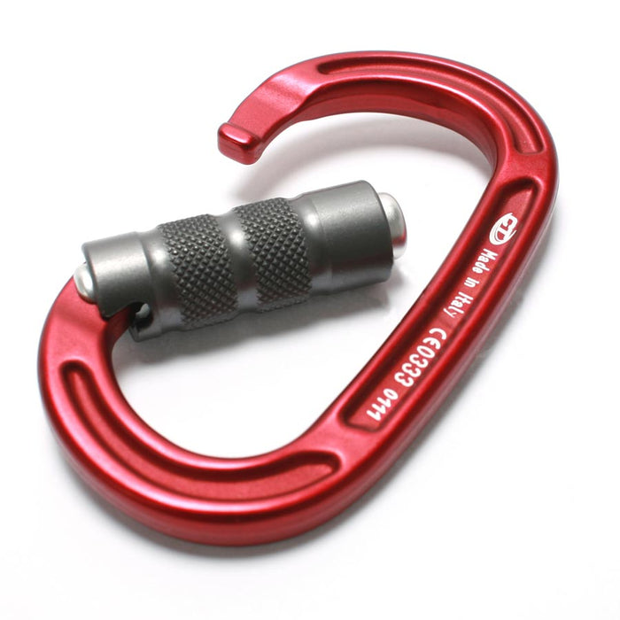 CT Oval Carabiner | Red with Gray Gate