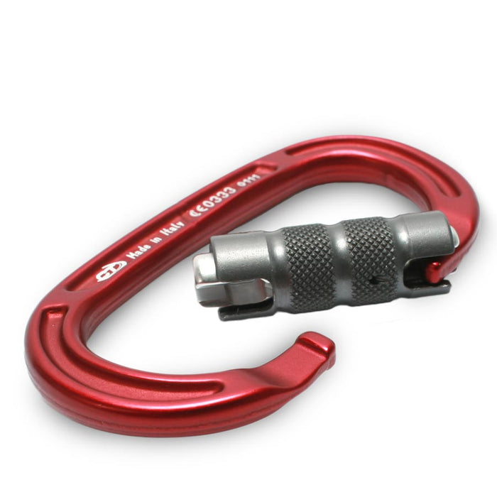 CT Oval Carabiner | Red with Gray Gate