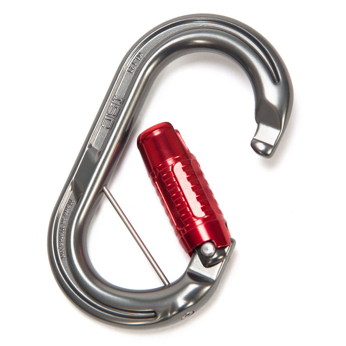 Isc Click Lock Buckles Oval Carabiner With Pin - ISC — Knot & Rope Supply