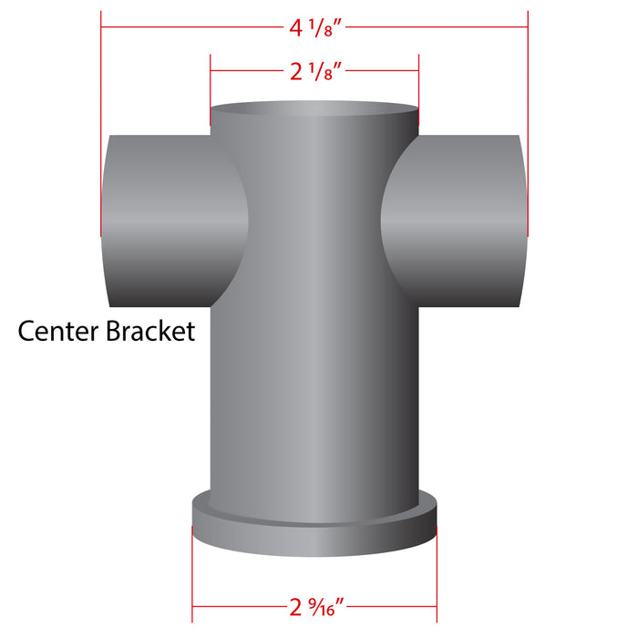 1 1/2'' Modern Machined Rope Bracket