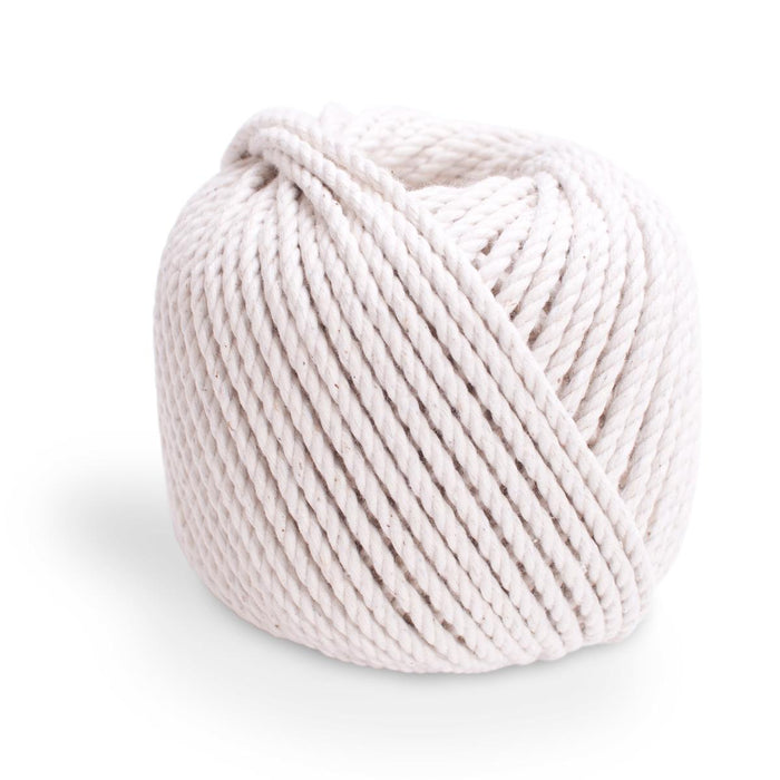 Ball of 7/64" Cotton Twine - 1Lb #72 3-Strand.