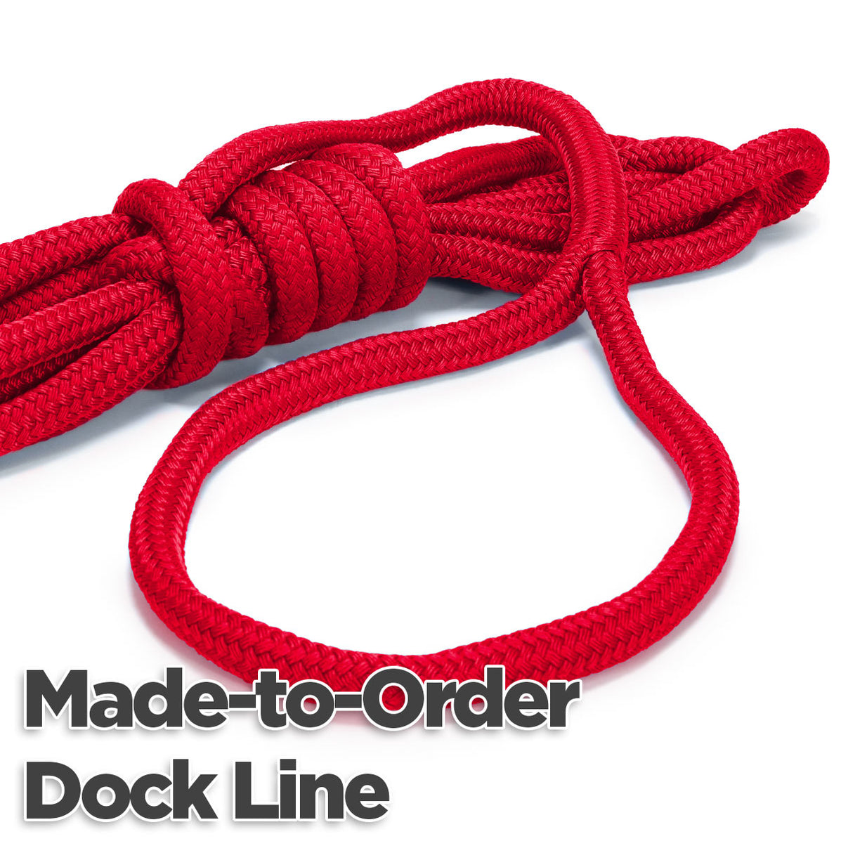 MadetoOrder Double Braid Nylon Dock Line — Knot & Rope Supply