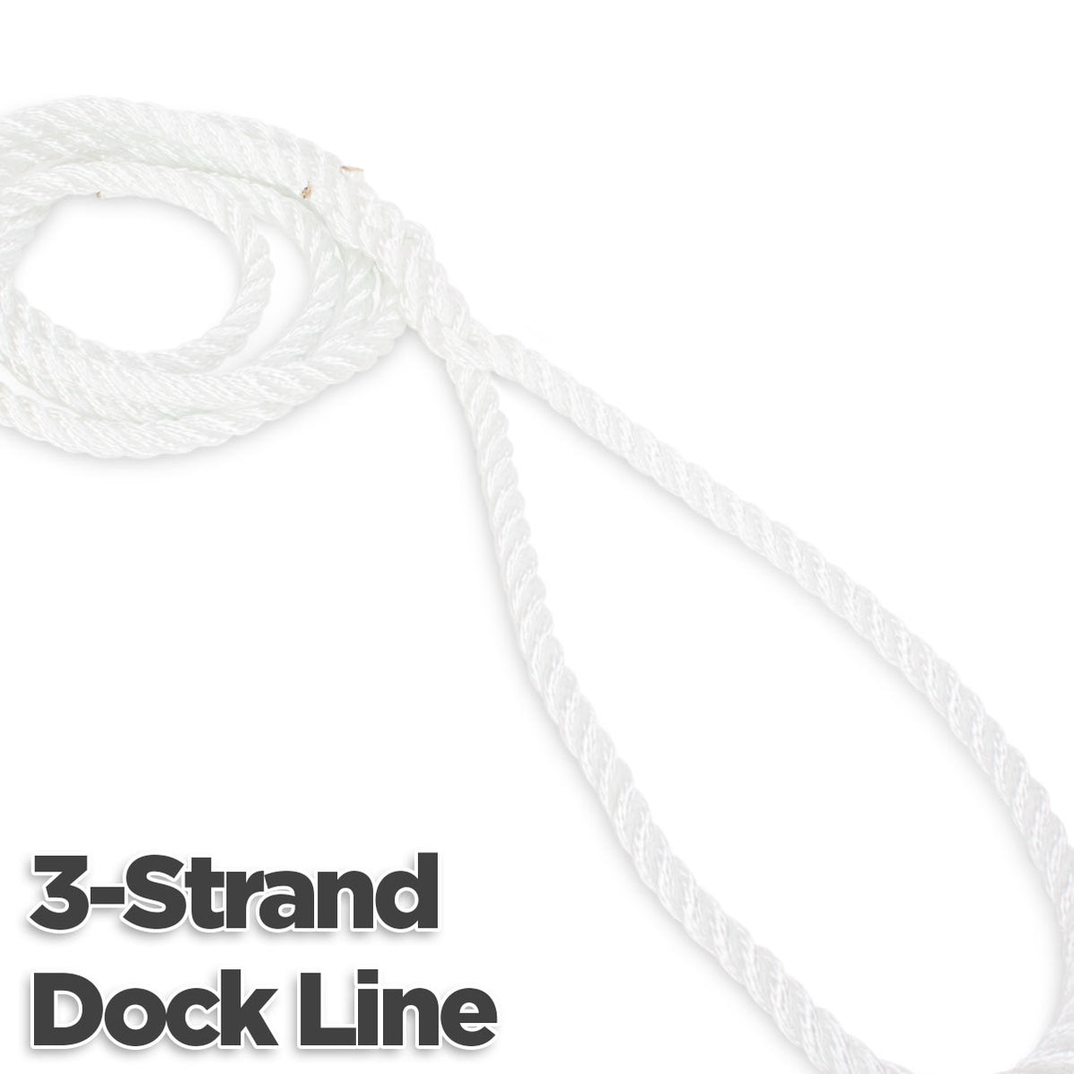 3Strand Nylon Dock Line — Knot & Rope Supply