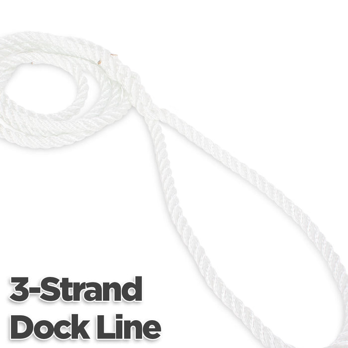 3-Strand Nylon Dock Line