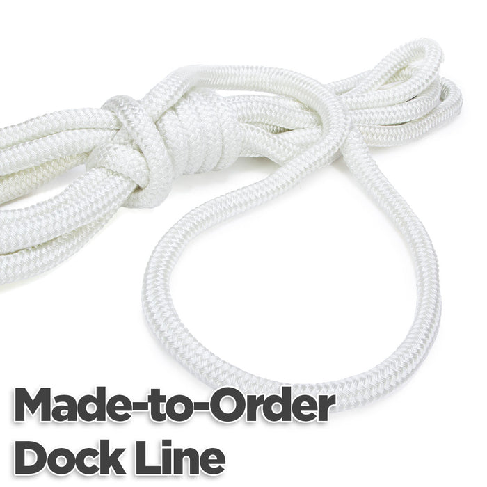 Made-to-Order Double Braid Nylon Dock Line