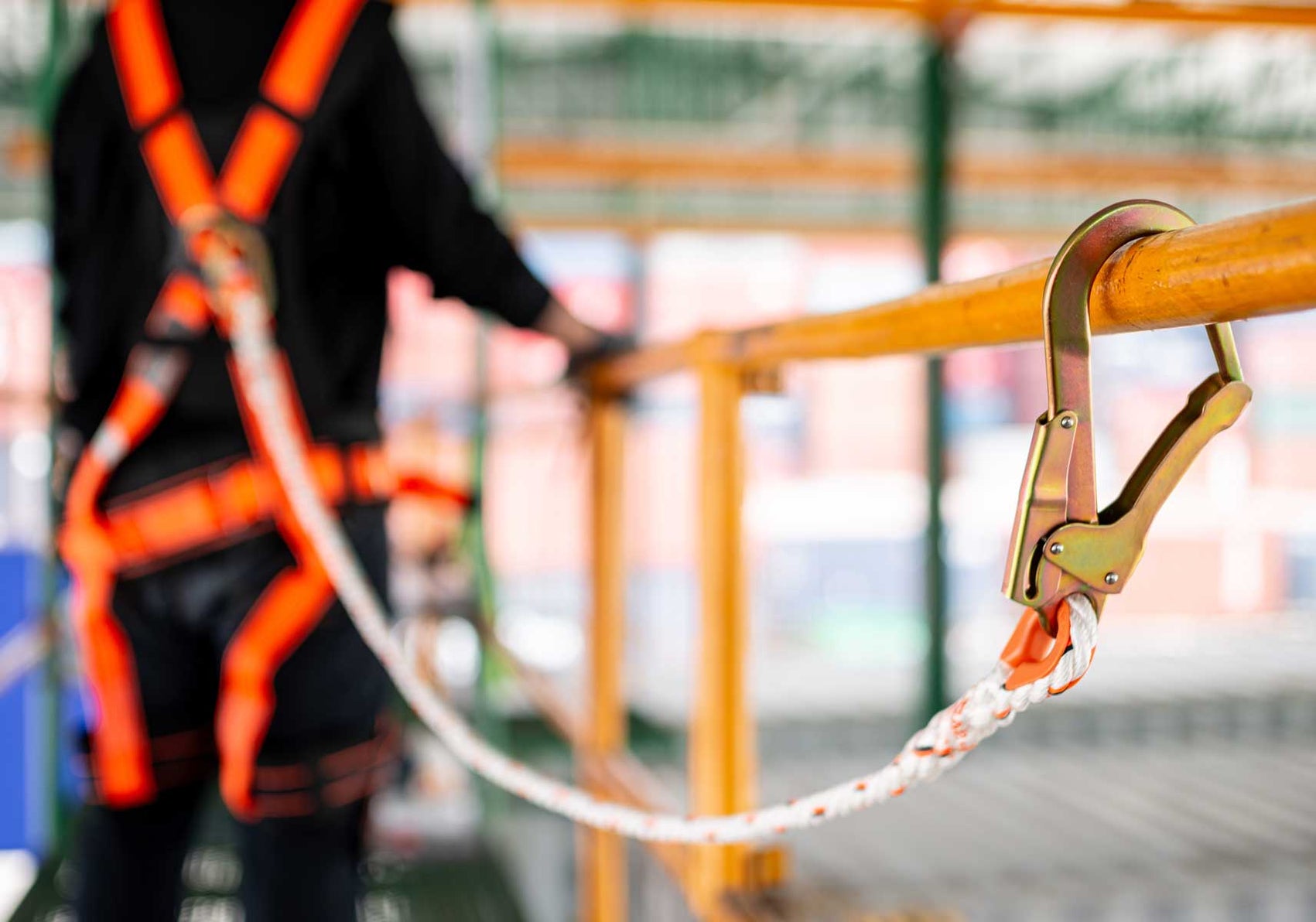Taglines Rope Vert Custom Safety Tag Lines & Lanyards — Knot & Rope Supply