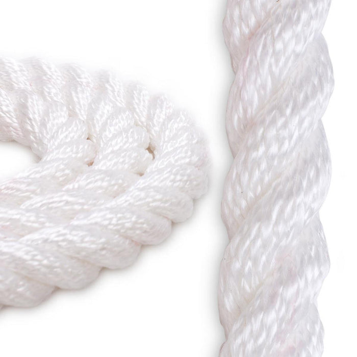 1 1/2" Polyester Combo Rope - White