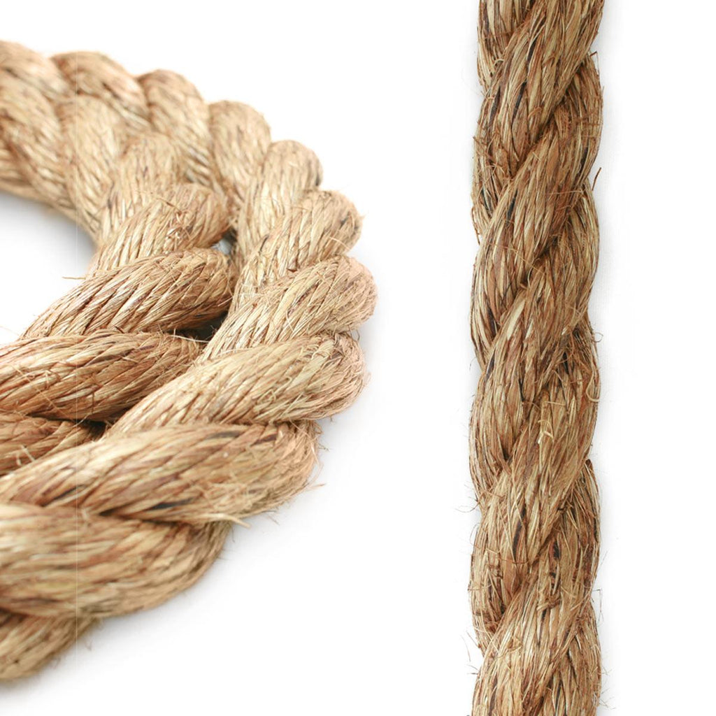 26 mm Thick Jute Rope Twisted Braided Garden Decking Decoration Craft 1/2 m  -50m