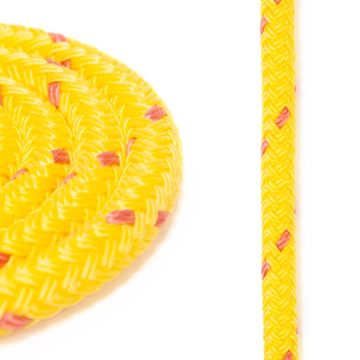 3/8 Double Braid MFP Floatline - Yellow — Knot & Rope Supply