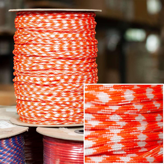 550 Paracord in Creamsicle -  1000' Spool