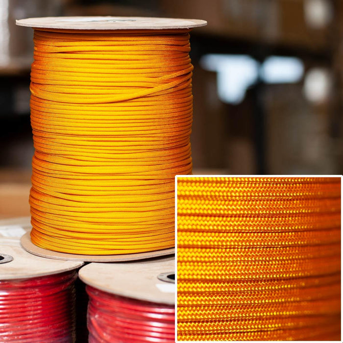 550 Paracord in Goldenrod -  1000' Spool