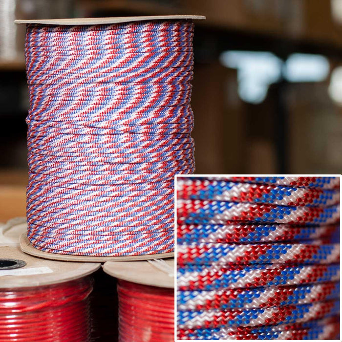 550 Paracord in Red/White/Blue