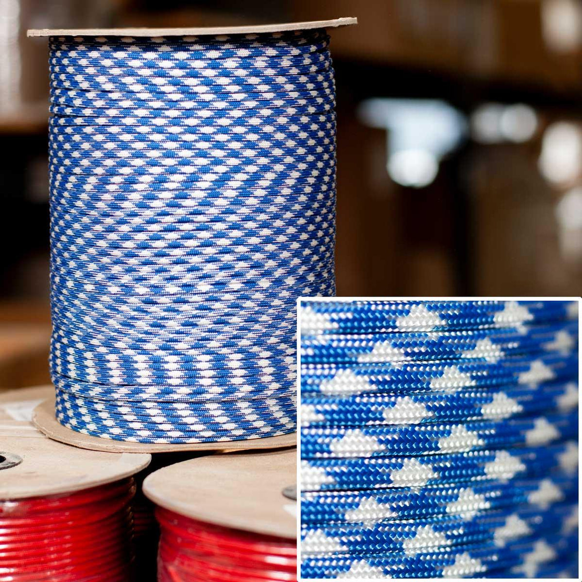 550 Paracord in Royal Mtn 1000' Spool — Knot & Rope Supply