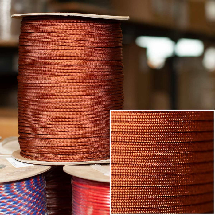 550 Paracord in Rust -  1000' Spool