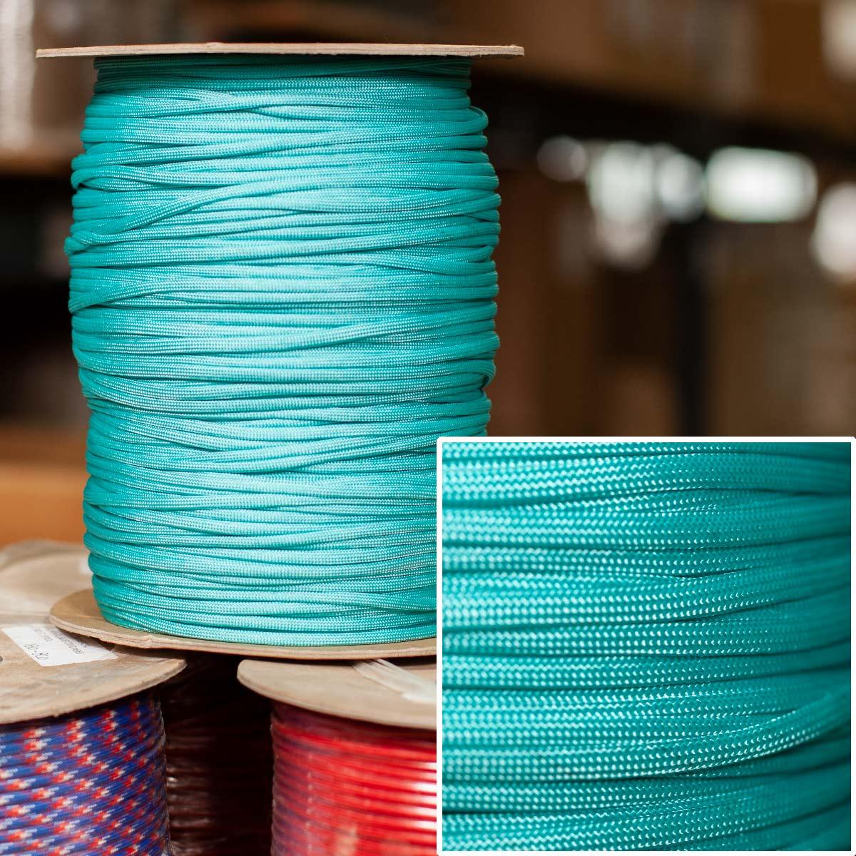 550 Paracord in Turquoise - 1000' Spool