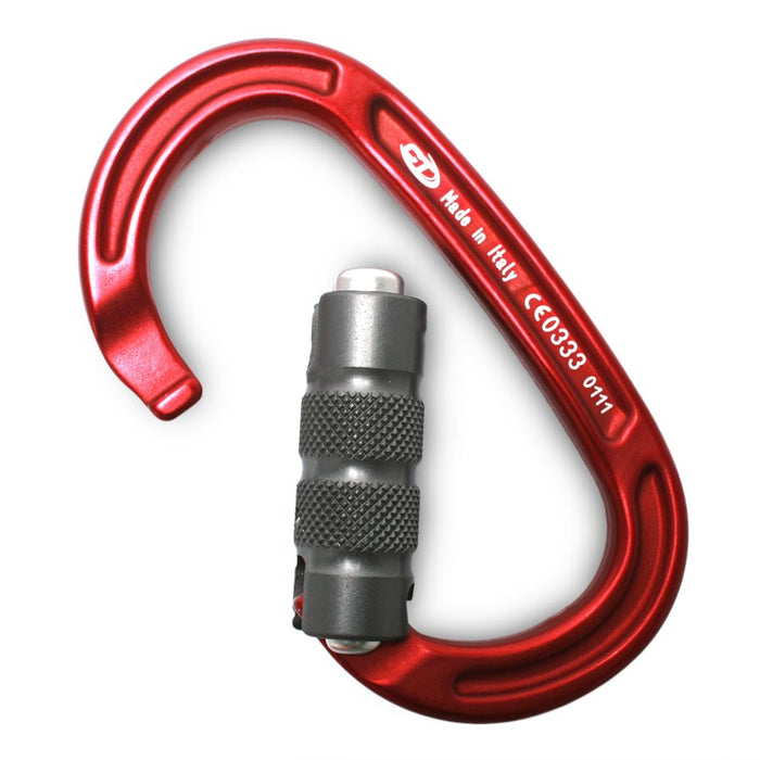 CT Oval Carabiner | Red with Gray Gate