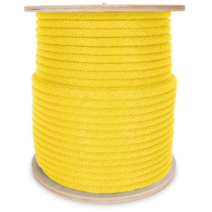 Solid Braid Polypropylene - MFP Yellow 3/4" x 300'