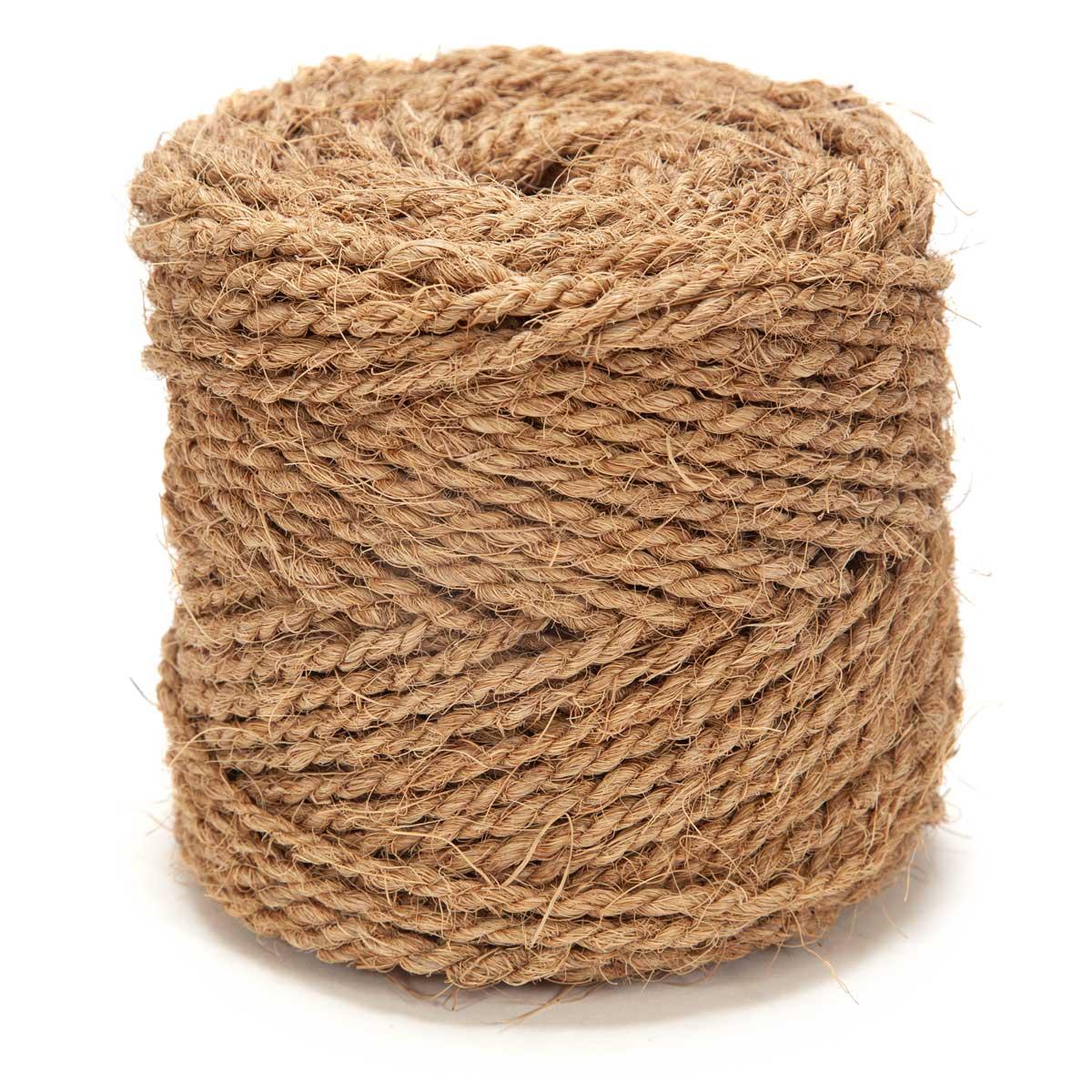 Twisted Coconut Husk Twine - 3/16 x 200' — Knot & Rope Supply